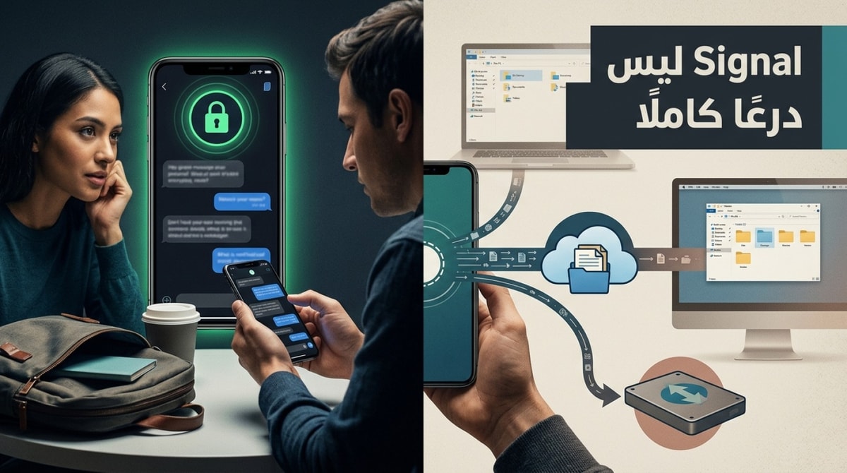 تشفير Signal يحمي الرسائل، لا كل مخاطر الخصوصية