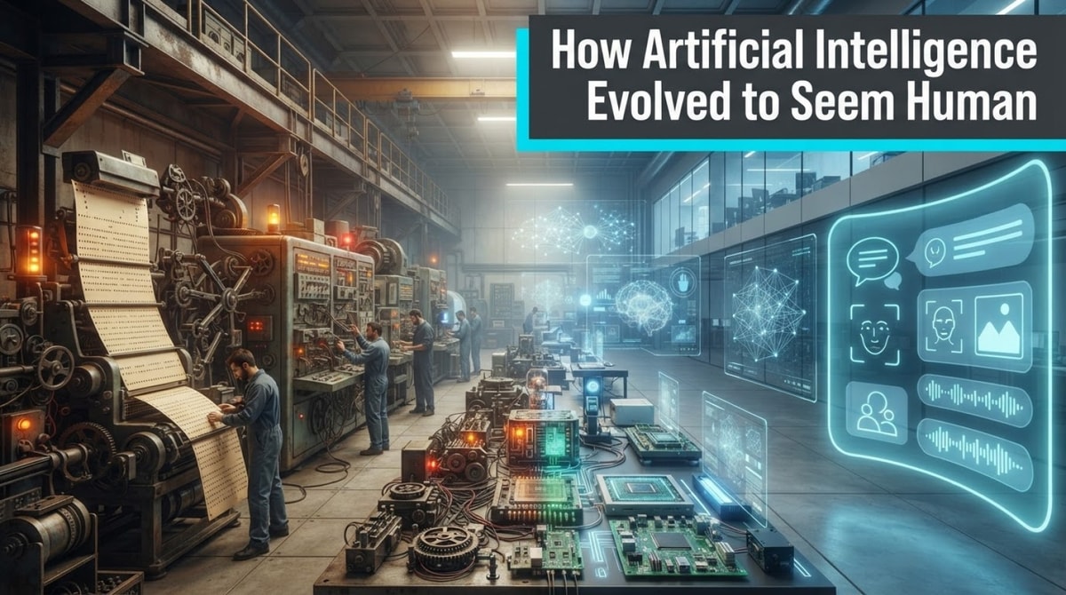 How Artificial Intelligence Evolved to Seem Human