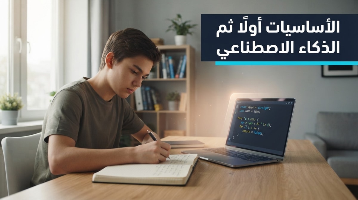 كيف يتعلم المبتدئ البرمجة مع الذكاء الاصطناعي