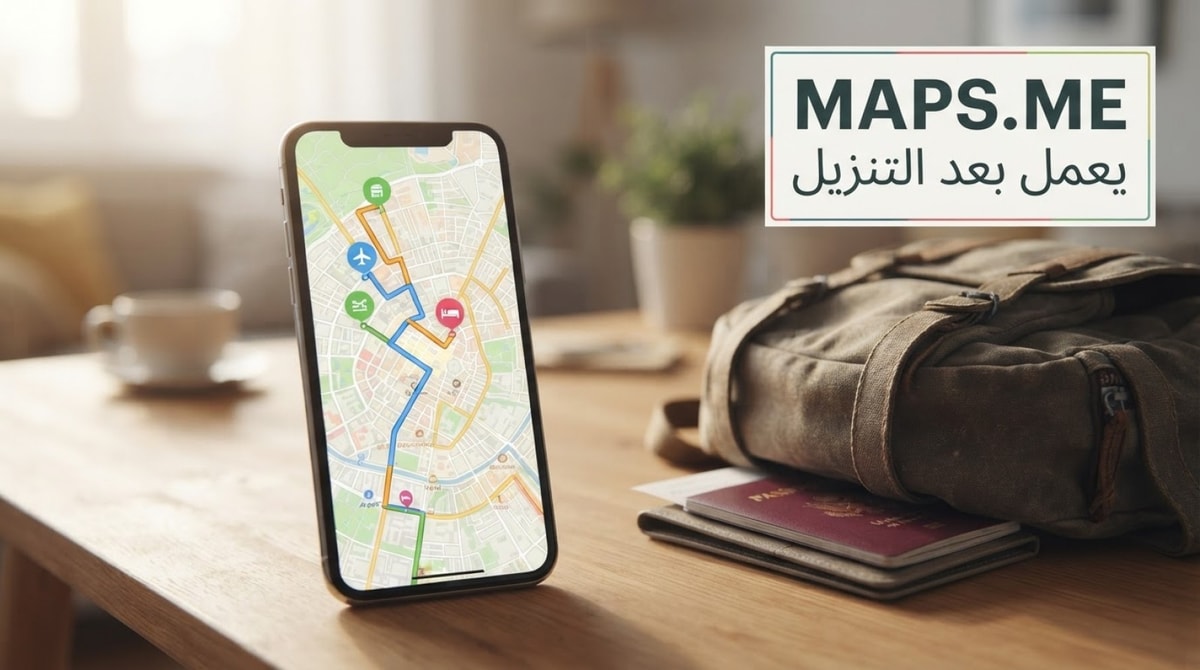 أربع خطوات لاستخدام MAPS.ME بدون إنترنت
