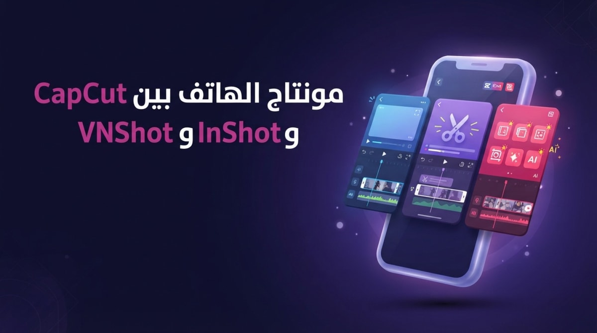 مونتاج الهاتف بين CapCut وInShot وVN: اختر حسب أسلوبك