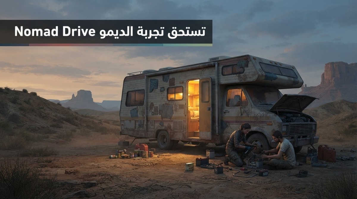 لعبة Nomad Drive بقاء داخل العربة لا ساحة قتال